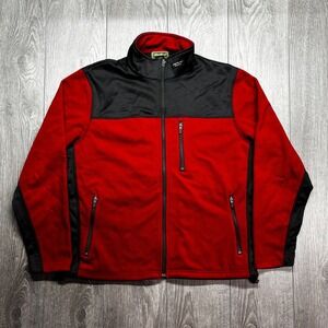 Eddie Bauer Jacket Mens Large Windcutter Fleece Full Zip Denali Outdoor Hiking